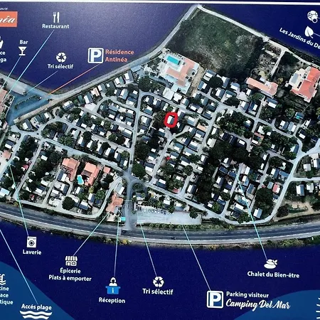 Parque de Campismo Del Mar 10, Mobil Petit Paradis, 6 Personnes, Bord De Mer, Del Mar Village Argelès-sur-Mer