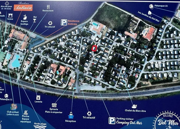 Κάμπινγκ Del Mar 10, Mobil Petit Paradis, 6 Personnes, Bord De Mer, Del Mar Village Argelès-sur-Mer